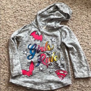 Girls will rule the world lightweight hoodie